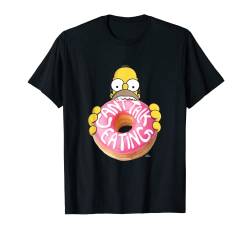 The Simpsons Homer Can't Talk Eating Donut T-Shirt von The Simpsons