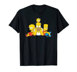 The Simpsons Homer Lisa Bart and Maggie Portrait T-Shirt von The Simpsons