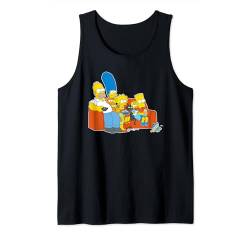 The Simpsons Homer Marge Maggie Bart Lisa Simpson Couch Tank Top von The Simpsons