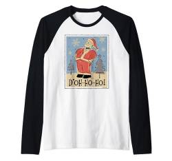 The Simpsons Homer Santa Christmas Holiday D’oh-Ho-Ho Raglan von The Simpsons