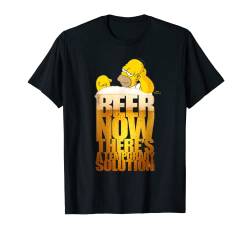 The Simpsons Homer Simpson Beer There’s a Temporary Solution T-Shirt von The Simpsons