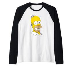 The Simpsons Homer Simpson Face Raglan von The Simpsons