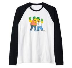 The Simpsons Homer and Barney Cheers to St. Patrick’s Day Raglan von The Simpsons