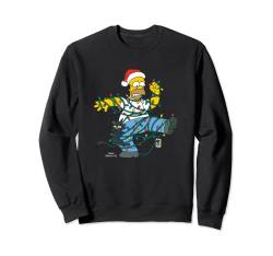 The Simpsons Homer and Snowball Tangled Holiday Sweatshirt von The Simpsons