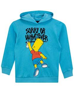 The Simpsons Jungen Bart Simpson Kapuzenpullover Blau 122 von The Simpsons