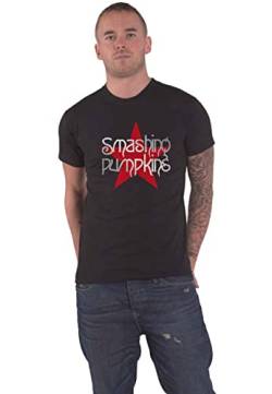 The Smashing Pumpkins T Shirt Star Band Logo Nue offiziell Herren Schwarz M von The Smashing Pumpkins