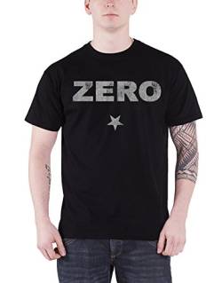The Smashing Pumpkins T Shirt Zero Band Logo offiziell Herren Schwarz S von The Smashing Pumpkins