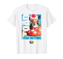 The Super Mario Bros. Movie I Fear Nothing Toad Poster T-Shirt von The Super Mario Bros. Movie