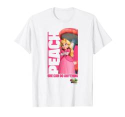 The Super Mario Bros. Movie She Can Do Anything Peach Poster T-Shirt von The Super Mario Bros. Movie