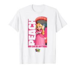 The Super Mario Bros. Movie She Can Do Anything Peach Poster T-Shirt von The Super Mario Bros. Movie