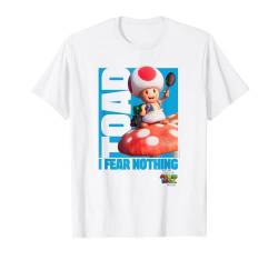 The Super Mario Bros. Movie Toad I Fear Nothing Poster T-Shirt von The Super Mario Bros. Movie