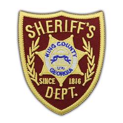 Walking Dead Sheriff’s Dept. King County Embroidered Patch von The Walking Dead