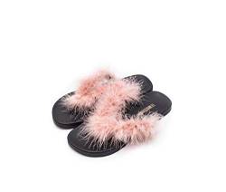 The White Brand Damen Feather Zehentrenner, Pink (Pink Pink), 36 EU von The White Brand