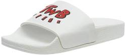 The White Brand Unisex-Kinder Love Twb 3D Peeptoe Sandalen, Mehrfarbig (White Red White Red) von The White Brand