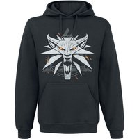 The Witcher - Gaming Kapuzenpullover - Medallion - S bis XXL - für Männer - Größe S - schwarz von The Witcher