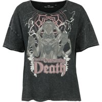 The Witcher - Gaming T-Shirt - Who Is Your Destiny - S bis XXL - für Damen - Größe M - dunkelgrau  - EMP exklusives Merchandise! von The Witcher