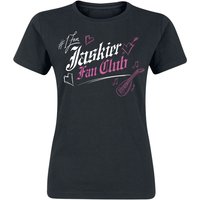 The Witcher T-Shirt - Jaskier Fan Club - S bis XXL - für Damen - Größe S - schwarz  - Lizenzierter Fanartikel von The Witcher