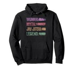 The Jiu Jitsu Legend Retro MMA Damen Jiu Jitsu Pullover Hoodie von The Woman The Myth The Legend All Hobbies