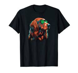 Dad Mom Cool Dog Sonnenbrille – Irish Setter T-Shirt von The Woof Wardrobe