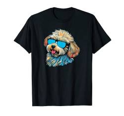 Dad Mom Cool Dog Sonnenbrille – Maltipoo T-Shirt von The Woof Wardrobe