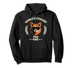 Der coolste Papa der Welt - Vater für Herren, lustiger Fuchs Pullover Hoodie von The Woof Wardrobe