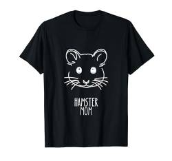 Line Art Best Hamster Mom Damen - Hamster T-Shirt von The Woof Wardrobe