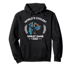 World's Coolest Dog Dad Papa – Deutsche Dogge für Herren Pullover Hoodie von The Woof Wardrobe