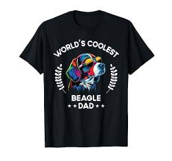 World's Coolest Dog Dad Papa – Herren Beagle T-Shirt von The Woof Wardrobe