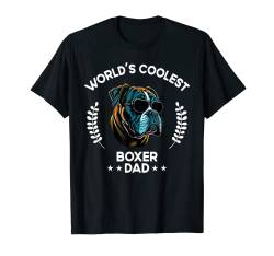 World's Coolest Dog Dad Papa – Herren Boxer T-Shirt von The Woof Wardrobe