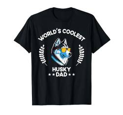 World's Coolest Dog Dad Papa – Herren Husky T-Shirt von The Woof Wardrobe