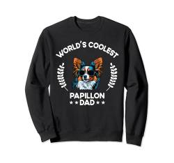 World's Coolest Dog Dad Papa – Herren Papillon Sweatshirt von The Woof Wardrobe