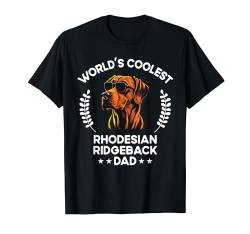 World's Coolest Dog Dad Papa – Herren Rhodesian Ridgeback T-Shirt von The Woof Wardrobe