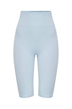 TheJoggConcept. JCSAHANA Biker Shorts Damen Shorts Kurze Hose Radlerhose mit Stretch-Anteil Tight-Fit, Größe:L/XL, Farbe:Cashmere Blue (144115) von TheJoggConcept