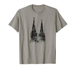 Ein Dom für Kölner (Vintage Schwarz) Köln T-Shirt von TheShirtShops Köln T-Shirts und Geschenke