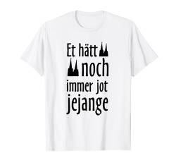 Et hätt noch immer jot jejange (Schwarz) Kölsch Köln T-Shirt von TheShirtShops Köln T-Shirts und Geschenke