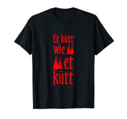 Et kütt wie et kütt (Rot) Kölsch Köln T-Shirt von TheShirtShops Köln T-Shirts und Geschenke