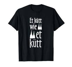 Et kütt wie et kütt (Weiß) Kölsche Sprüche Köln T-Shirt von TheShirtShops Köln T-Shirts und Geschenke