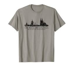 Kölner Skyline (Vintage Schwarz) "Ubi Bene - Wo et jot es" T-Shirt von TheShirtShops Köln T-Shirts und Geschenke