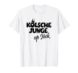 Kölsche Junge Op Jöck (Schwarz) Kölner Unterwegs Köln T-Shirt von TheShirtShops Köln T-Shirts und Geschenke