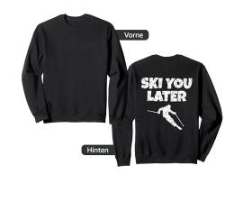 Ski you Later (Vintage/Weiß Rücken) Apres-Ski Skifahrer Sweatshirt von TheShirtShops Wintersport T-Shirts und Geschenke