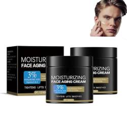 Kollagen Feuchtigkeitsspendende Gesichtscreme für Männer - Anti-Aging Gesichtscreme mit Hyaluronsäure, die Falten, dunkle Flecken und ungleichmäßige Textur der Haut (2 Stück) von TheSosy