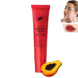 Papaya-Creme, multifunktional, feuchtigkeitsspendend und nährend, repariert die Haut, repariert rissige Stellen, entfernt stachelige Hitze, geeignet für Haut, Lippen (1 Stück) von TheSosy