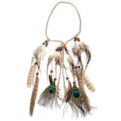 Theaque Plume Stirnband Bohemian Stirnband Frauen Haarband Plume Haarschmuck von Theaque