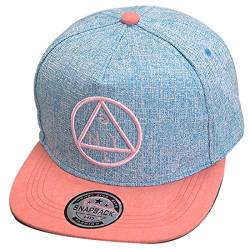 Thenice Damen Hip-Hop Dreieck Muster Cap Baseball Hut (blau) von Thenice