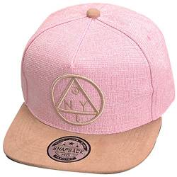 Thenice Damen Hip-Hop Dreieck Muster Cap Baseball Hut (rosa) von Thenice