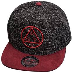 Thenice Damen Hip-Hop Dreieck Muster Cap Baseball Hut (schwarz) von Thenice