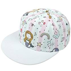 Thenice Kind Hip-Hop Cap Baseball Kappe Hut (Letter weiß) von Thenice