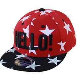 Thenice Kind Hip-Hop Cap Baseball Kappe Hut (Star Rot) von Thenice