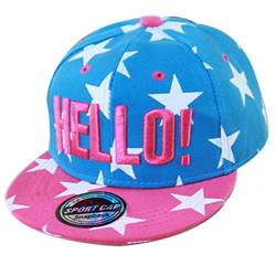 Thenice Kind Hip-Hop Cap Baseball Kappe Hut (Star azurblau) von Thenice