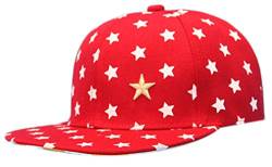 Thenice Kind Hip-Hop Sterne Cap Baseball Kappe Hut (Hip-Hop roten) von Thenice